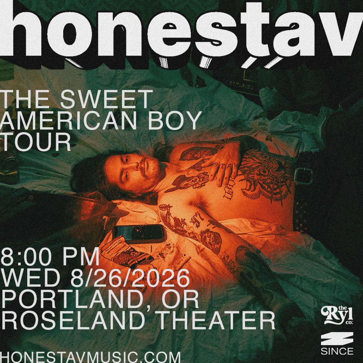 honestav 2026 live concert poster